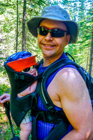 James and Shawn on the Tryst Lake Trail.