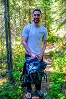Andrew on the Tryst Lake trail.