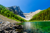 The Fist [2630m] and Tryst Lake.