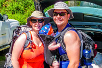 Jenn, James, and Shawn at the Tryst Lake Trailhead.