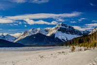 Mount Morrison [2760m] and Mount Turner [2813m], seen from near Mount Fortune.