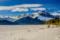 Mount Currie [2810m], Mount Morrison [2760m] and Mount Turner [2813m].