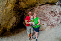 Shawn, James, and Jenn in Sinclair Canyon.