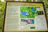 Trailhead information for the Shirley Lake and Simmons Trail at Elk Island National Park.