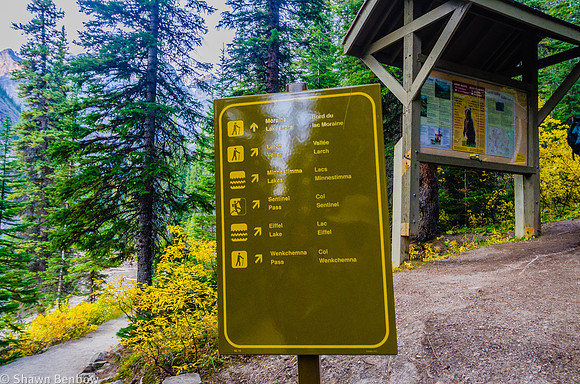 Morraine Lake Trailhead