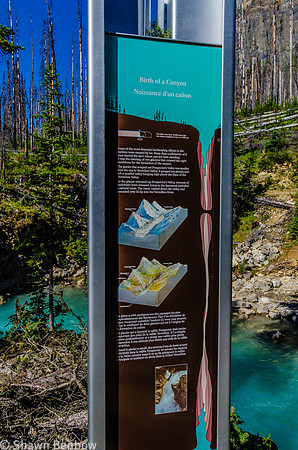 Interpretive panel about Marble Canyon