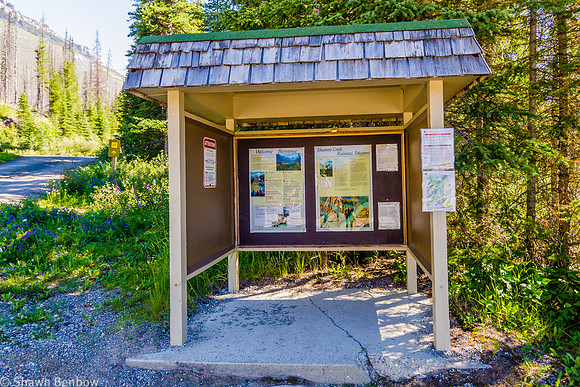 Marble Canyon/Tokumm Creek Trail Kiosk.